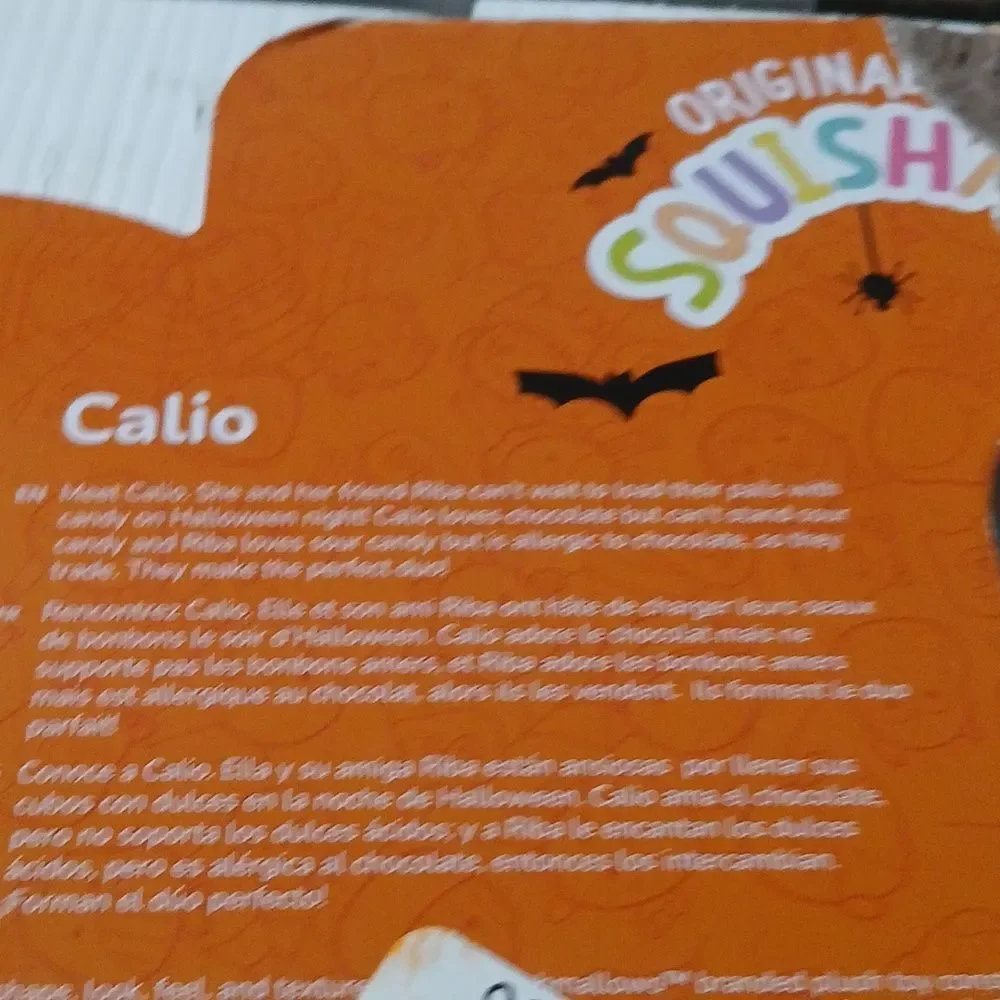 Squishmallows  Calio the Cat Halloween Costume for Target One Size Fits Most NWT